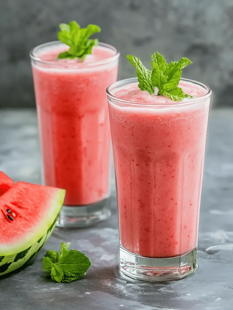 As the mercury rises, there's nothing quite as delightful and invigorating as a refreshing smoothie to cool you down. Smoothies are not only delicious but also offer a convenient way to pack a variety of nutrients into a single drink. Among the myriad of smoothie recipes available, the watermelon smoothie with coconut water stands out as an exceptional hydrating option. This particular combination is perfect for summer days, lazy afternoons, or any time you crave something light and refreshing.