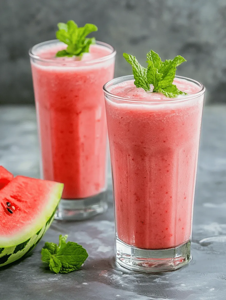 As the mercury rises, there's nothing quite as delightful and invigorating as a refreshing smoothie to cool you down. Smoothies are not only delicious but also offer a convenient way to pack a variety of nutrients into a single drink. Among the myriad of smoothie recipes available, the watermelon smoothie with coconut water stands out as an exceptional hydrating option. This particular combination is perfect for summer days, lazy afternoons, or any time you crave something light and refreshing.