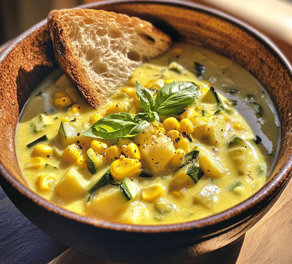 As the sun shines brightly and summer unfolds its vibrant colors, there's no better way to celebrate the season than with a bowl of Sunny Summer Corn and Zucchini Chowder. This delightful dish encapsulates the essence of summer, bringing together the freshest ingredients to create a comforting meal that is both light and satisfying. The appeal of chowder lies in its creamy texture, hearty vegetables, and the ability to showcase the best of what the season has to offer.