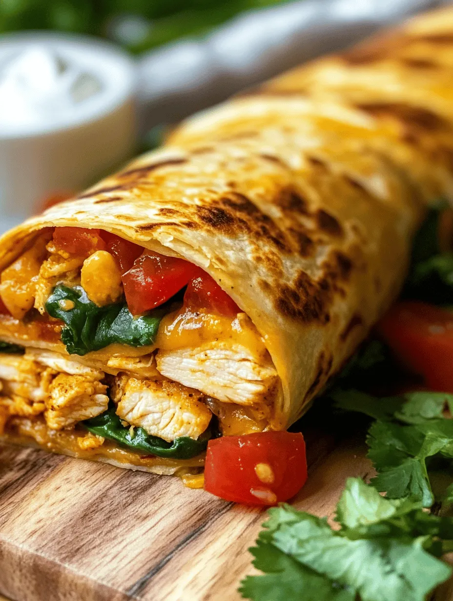 To truly appreciate the Cheesy Garlic Chicken Wraps, it's essential to understand the role of each ingredient in the recipe. By knowing what goes into your meal, you can appreciate the flavors and nutritional benefits that each component brings to the table.