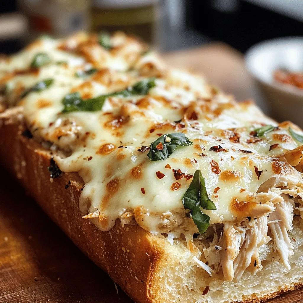 If you're on the lookout for a deliciously indulgent meal that combines the beloved elements of garlic bread with the heartiness of a chicken sandwich, look no further than the Cheesy Chicken Garlic Bread Sandwich. This delightful fusion captures the essence of comfort food, making it an ideal choice for busy weeknights, game days, or a quick lunch that satisfies both kids and adults alike. The great news is that this recipe not only delivers on flavor but also emphasizes simplicity and accessibility; it requires minimal effort and can be prepared with common pantry staples.