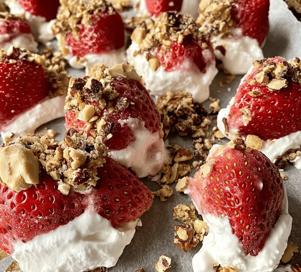 As the sun blazes and temperatures rise, finding a refreshing snack that satisfies your sweet tooth while remaining healthy can be a challenge. Enter frozen strawberry yogurt clusters—a delightful treat that marries the natural sweetness of strawberries with the creamy texture of Greek yogurt, offering a guilt-free indulgence that you can enjoy any time of the day. Not only are these clusters a fantastic way to cool down on warm days, but they also provide a nutritious snack option that is both delicious and satisfying.