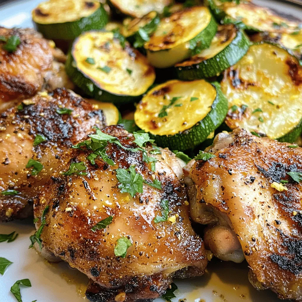 To create this dish, it’s essential to understand the significance of each ingredient. Let’s break them down into two main sections: the components for the Asado Chicken and those needed for the Sautéed Lemon Zucchini.