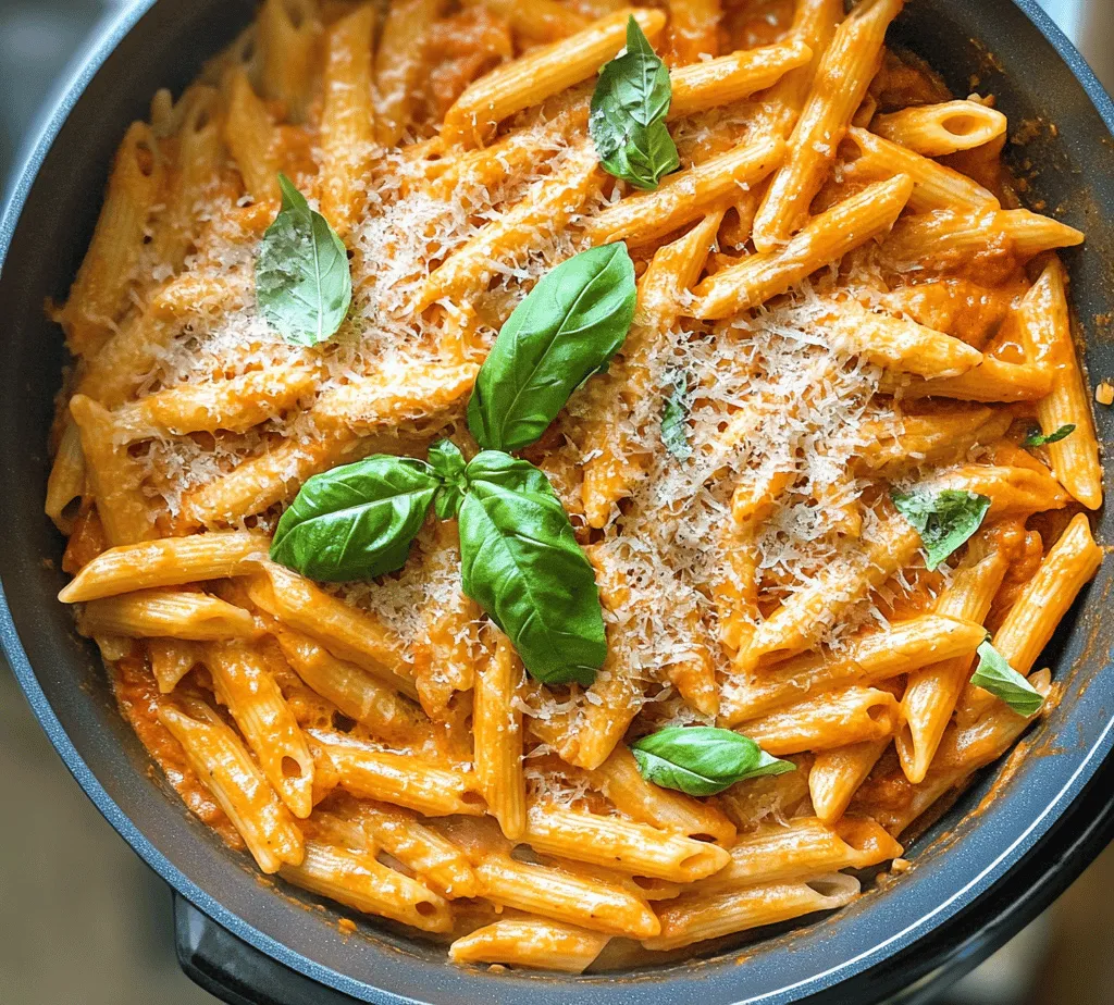 In the hustle and bustle of modern life, finding time to cook a delicious meal can often feel like a daunting task. Enter the Easy One-Pot Creamy Tomato Pasta, a dish that proves that simplicity doesn't have to compromise flavor. This comforting pasta dish combines the rich, tangy taste of tomatoes with a luscious creaminess, all while being prepared in just one pot. Perfectly suited for busy weeknights, this recipe offers a quick prep and cooking time that allows you to savor a gourmet meal without the hassle of extensive cleanup.