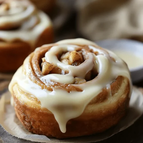 Imagine waking up on a cozy weekend morning, the sun softly streaming through the kitchen window, and the enticing aroma of freshly baked apple cinnamon rolls wafting through your home. This is precisely the scene you’ll create when you indulge in making these irresistible apple cinnamon rolls topped with creamy, luscious cream cheese frosting.