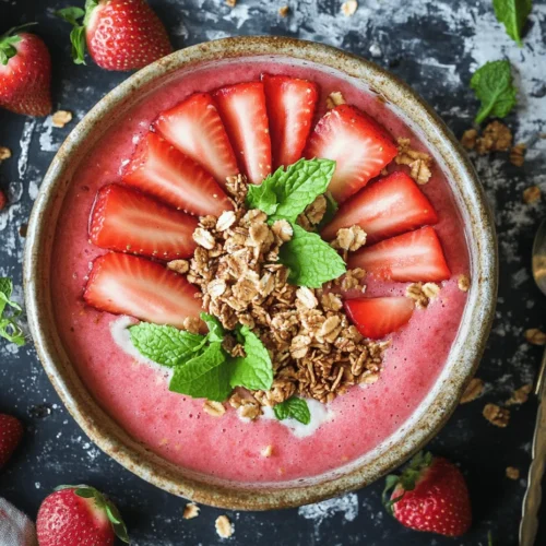 In recent years, smoothie bowls have surged in popularity as a delicious and healthy breakfast option. These vibrant, colorful bowls are not only packed with nutrients but also offer a visually appealing way to start your day. The combination of fresh fruits, creamy bases, and crunchy toppings makes smoothie bowls a delightful meal that can be customized to suit any taste. Among the myriad of flavors and combinations, the Watermelon and Strawberry Smoothie Bowl stands out as a refreshing choice, perfect for summer mornings.