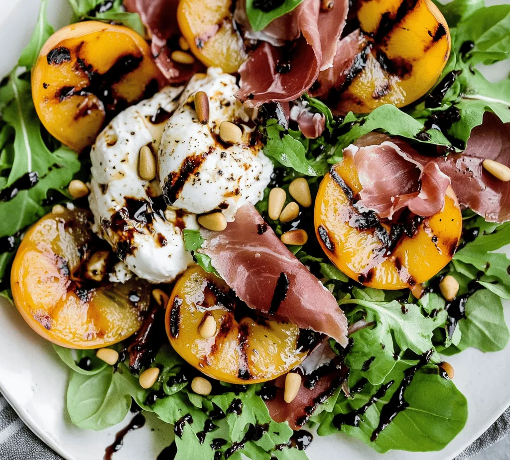 As the warm sun graces our days and the air carries the sweet scent of summer, there’s no better way to celebrate the season than with a fresh, vibrant salad. Enter the Grilled Nectarine Burrata Prosciutto Salad—a dish that beautifully balances the sweetness of ripe nectarines, the creaminess of burrata cheese, and the savory richness of prosciutto. This salad not only serves as a stunning centerpiece for your summer gatherings but also tantalizes your taste buds with its delightful combination of flavors and textures.