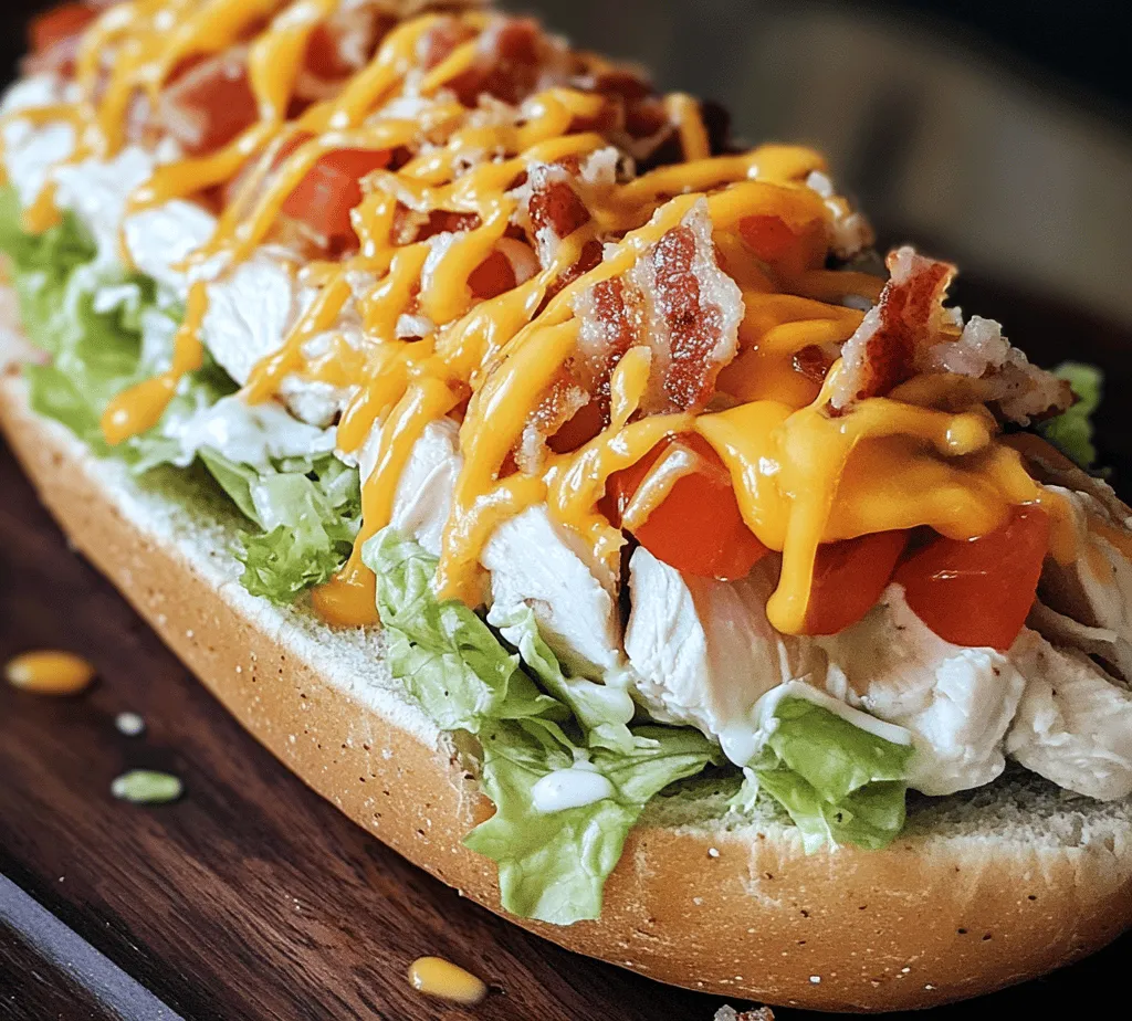 To create an unforgettable Chopped Chicken Bacon Ranch Sub, it is essential to understand the key components that make it so delicious. Each ingredient plays a vital role in contributing to the overall flavor profile and texture of the sandwich.