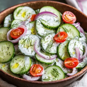 As the sun shines brighter and the temperatures rise, there's nothing quite as satisfying as a light, refreshing salad to accompany your meals. The Refreshing Cucumber Dill Salad is a perfect example of a dish that embodies the essence of summer while delivering a wealth of nutrients. With its crisp cucumbers, aromatic dill, and zesty dressing, this salad is not only a feast for the eyes but also a health-conscious choice for anyone looking to add more greens to their diet.