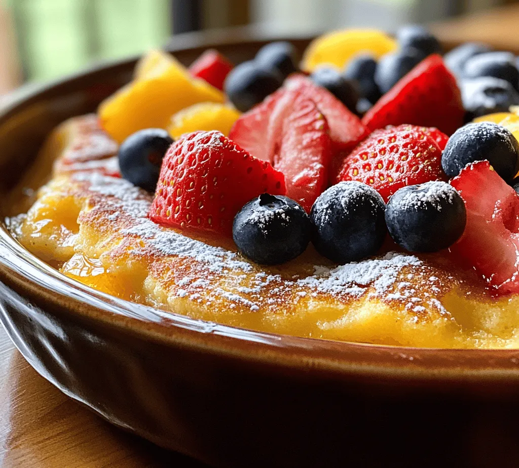 If you're on the lookout for a delightful breakfast option that combines simplicity with impressive presentation, look no further than the Fluffy German Pancake. This dish has taken breakfast tables by storm, earning its reputation for being both a treat for the eyes and the palate. Unlike traditional pancakes, which are cooked on a griddle, the German pancake is baked in the oven, resulting in a light, airy texture that puffs up beautifully. Its unique form and flavor profile make it a standout choice for family gatherings or leisurely Sunday brunches.