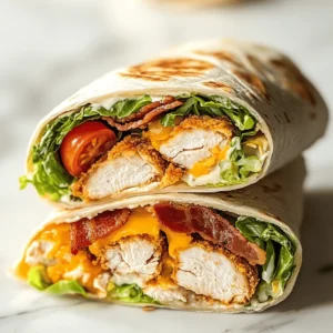In the world of quick meals that don’t skimp on flavor, the Crispy Chicken Bacon Ranch Wrap stands out as a top contender for both lunch and dinner. This delightful wrap combines tender chicken, crispy bacon, fresh vegetables, and a creamy ranch dressing, all enveloped in a soft flour tortilla. It’s not just a meal; it’s an experience that tantalizes the taste buds with every bite. The appeal of the Crispy Chicken Bacon Ranch Wrap lies in its harmonious blend of flavors and textures, making it a satisfying choice for anyone looking to spice up their mealtime routine.