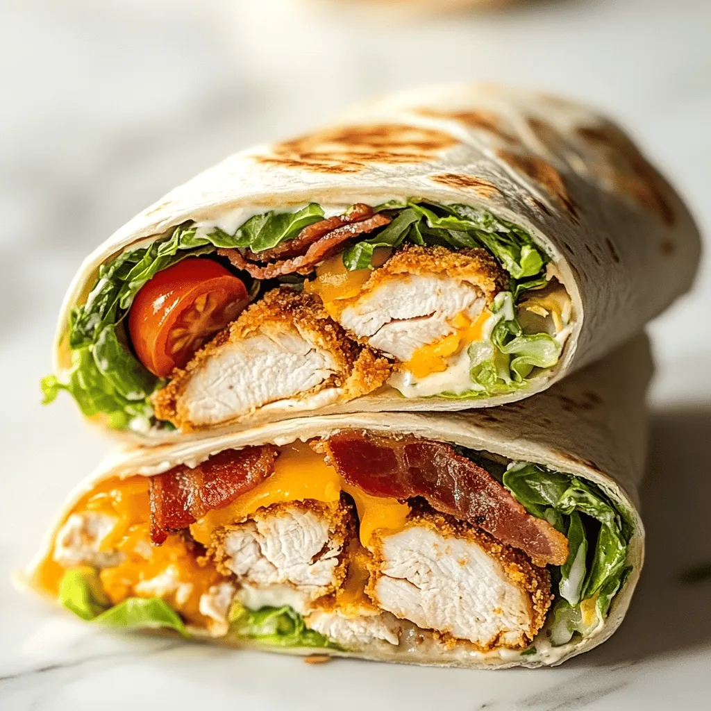 In the world of quick meals that don’t skimp on flavor, the Crispy Chicken Bacon Ranch Wrap stands out as a top contender for both lunch and dinner. This delightful wrap combines tender chicken, crispy bacon, fresh vegetables, and a creamy ranch dressing, all enveloped in a soft flour tortilla. It’s not just a meal; it’s an experience that tantalizes the taste buds with every bite. The appeal of the Crispy Chicken Bacon Ranch Wrap lies in its harmonious blend of flavors and textures, making it a satisfying choice for anyone looking to spice up their mealtime routine.