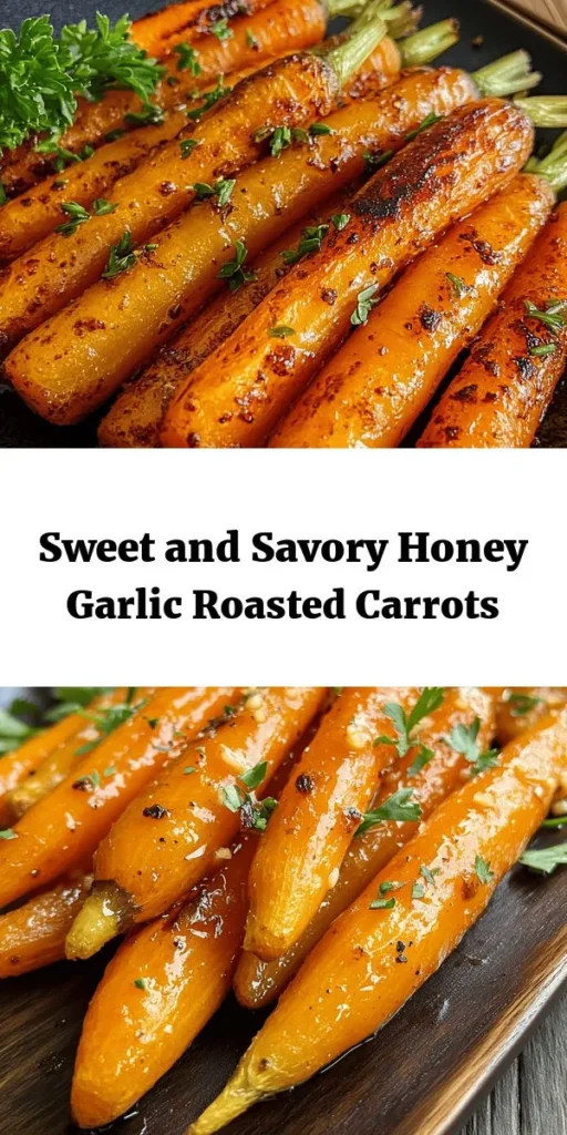 Elevate your side dish game with these delicious Honey Garlic Butter Roasted Carrots! This simple recipe combines tender baby carrots with a sweet and savory honey garlic butter sauce, enhanced with fresh thyme. Roasting in the oven brings out their natural sweetness and creates a perfect caramelized finish. Ready in just 40 minutes, they make a delightful addition to any meal. Don’t forget to garnish with parsley for that fresh pop!