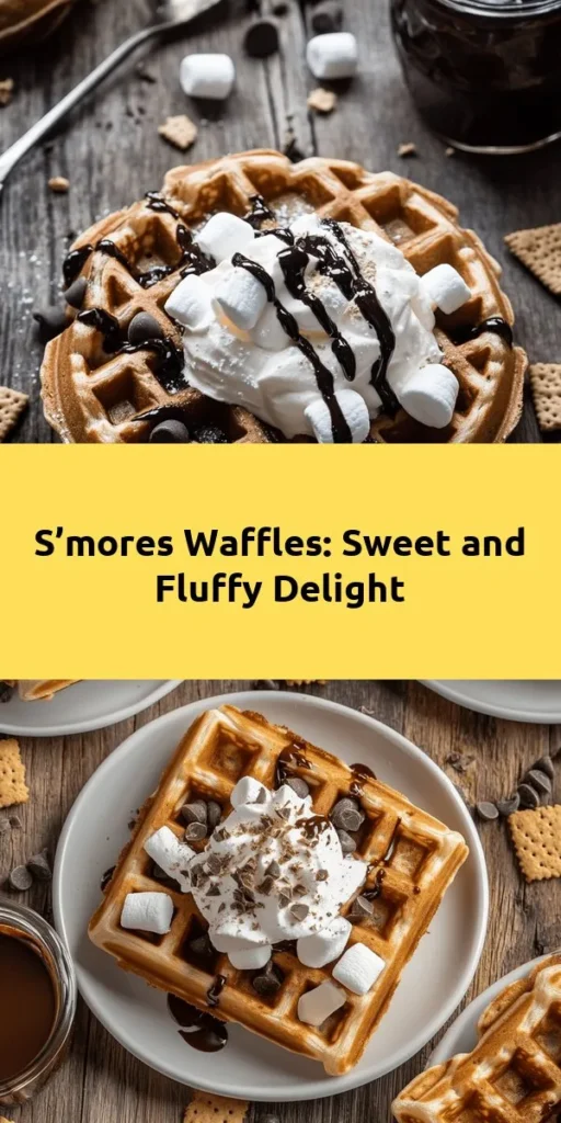 Elevate your breakfast game with these indulgent S'mores Waffles! Perfectly fluffy and packed with mini marshmallows, chocolate chips, and crushed graham crackers, these waffles bring the campfire treat to your kitchen. In just 30 minutes, you can whip up a delicious batch that’s ideal for family gatherings or a cozy brunch. Top with whipped cream and drizzle with chocolate syrup for the ultimate sweet experience. Get ready to indulge!